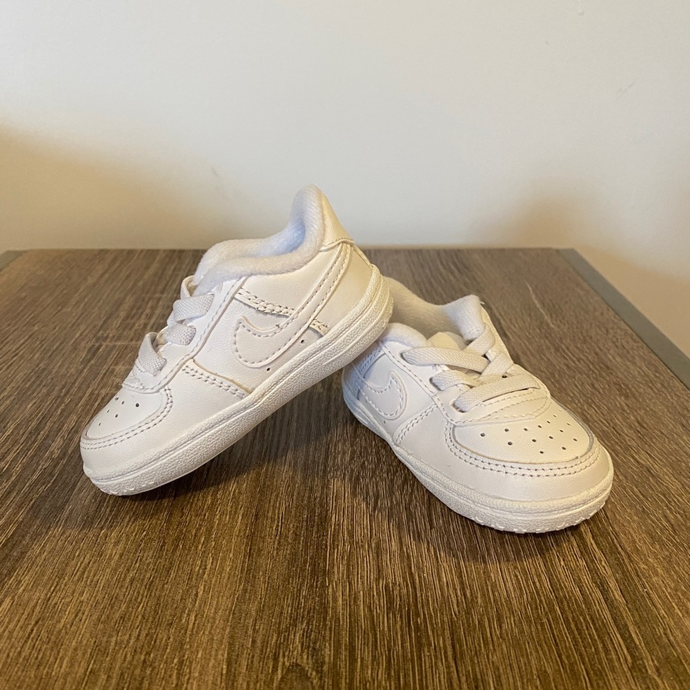 Nike Force 1 Crib White Baby Bootie 3C